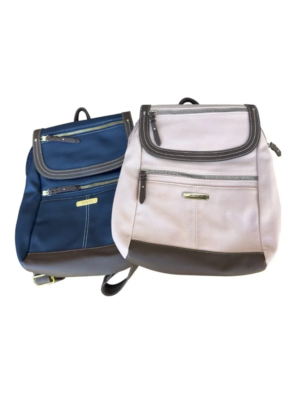 Rosetti Sena Backpack Blue Pink Bag Purse Lot of 2